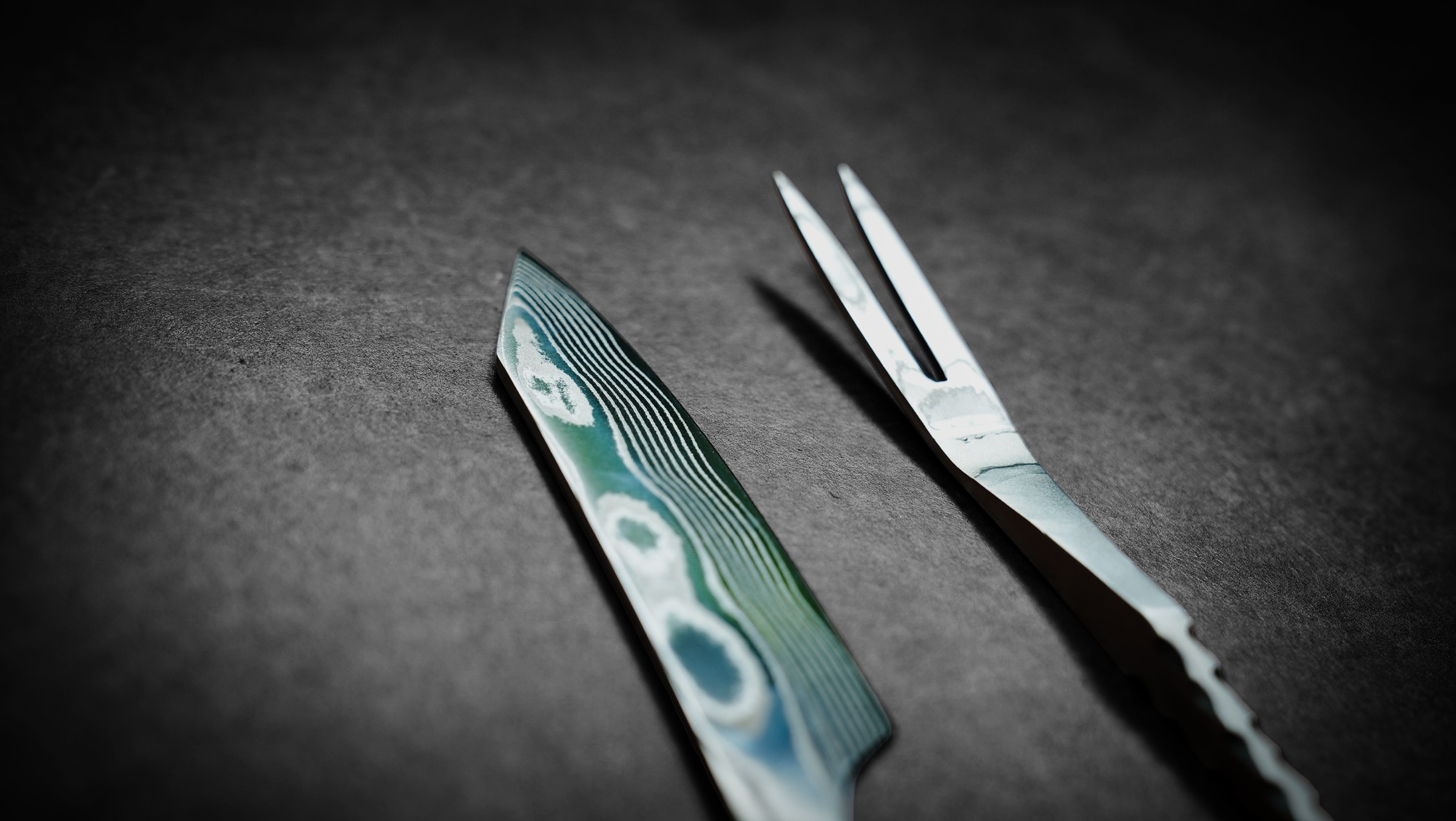 zakuroオリジナルステーキナイフ 横長ビジュアル