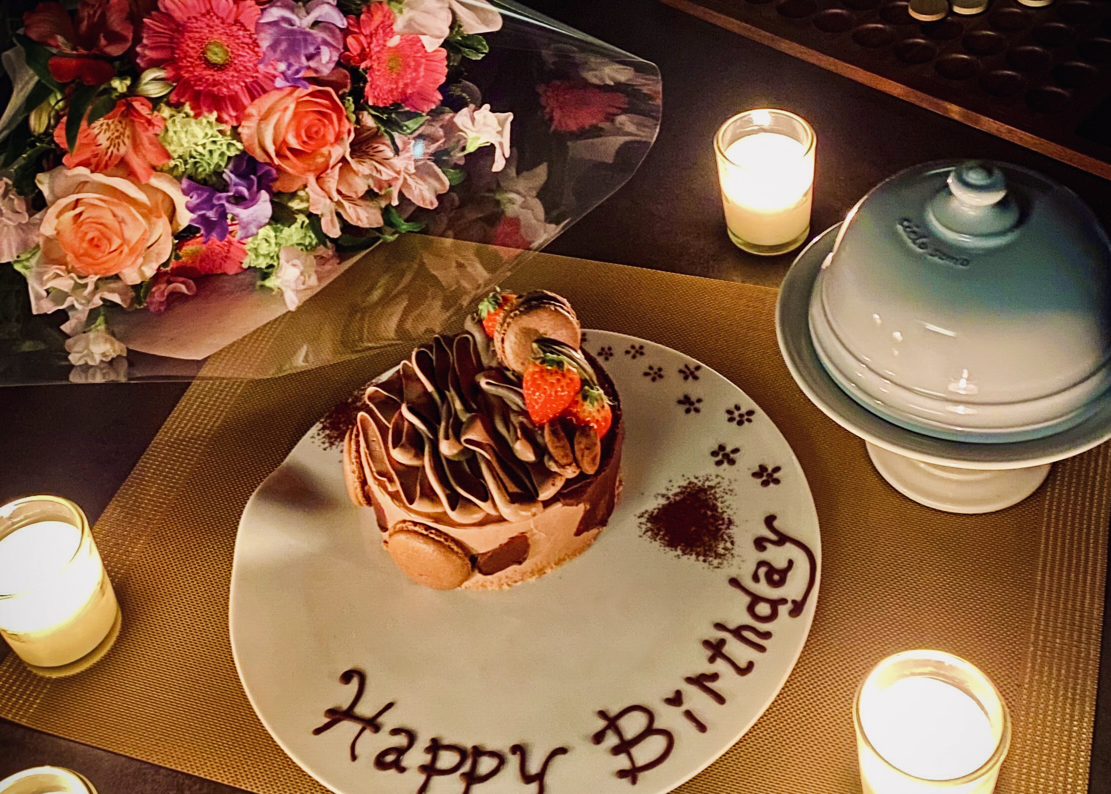 記念日サプライズの様子