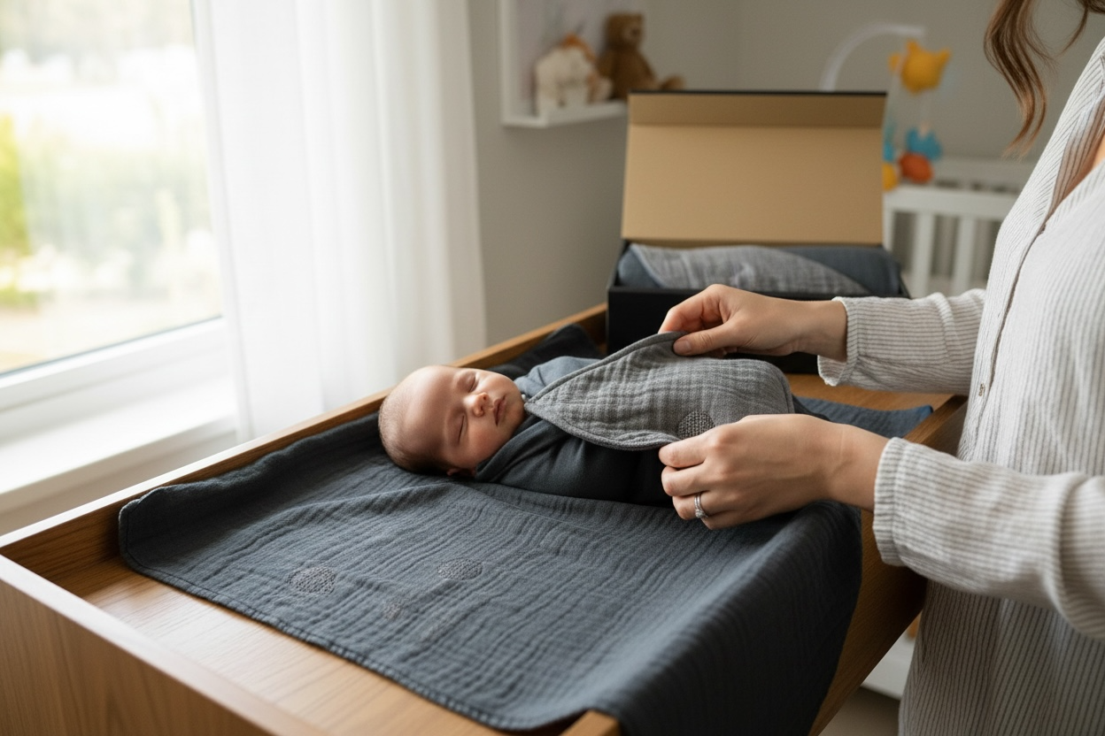 湯布院zakuroの上質ガーゼおくるみ